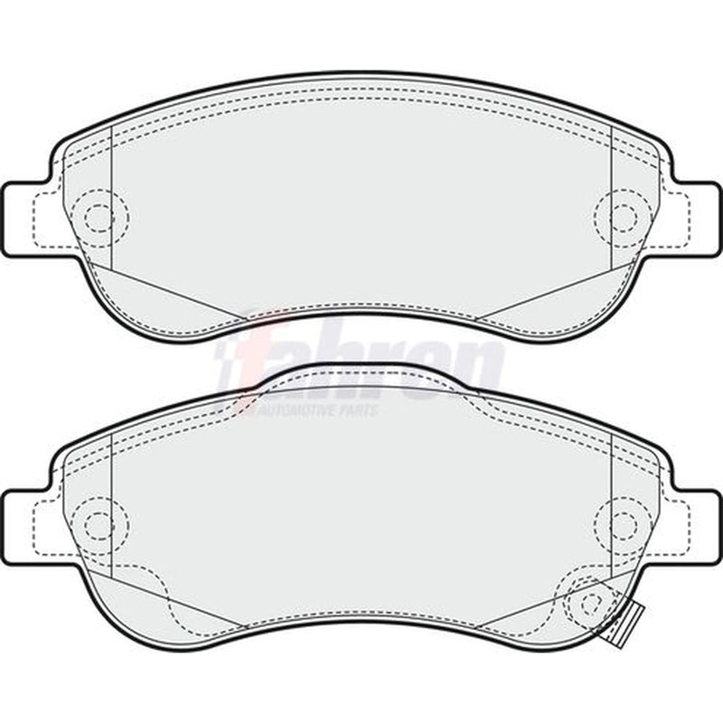 Fahren Front Brake Pad Set FBP3320