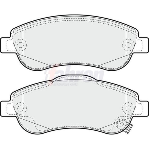 Fahren Front Brake Pad Set FBP3320