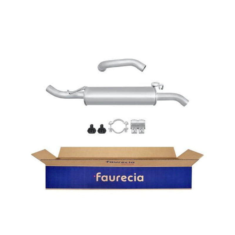 Hella End Silencer Rear fits Renault 19 1988-1996 1.7 1.8
