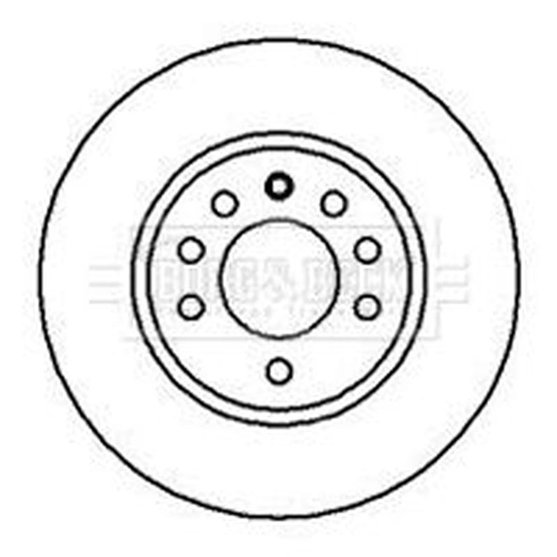 Borg & Beck Front & Rear Brake Discs & Pads fits Opel Astra J 2012-2015 1.7