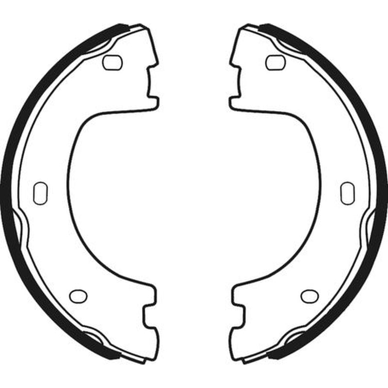 Abtex Brake Shoe Set Axle Kit fits Mercedes-Benz Sprinter 3,5-T Tourer Bus