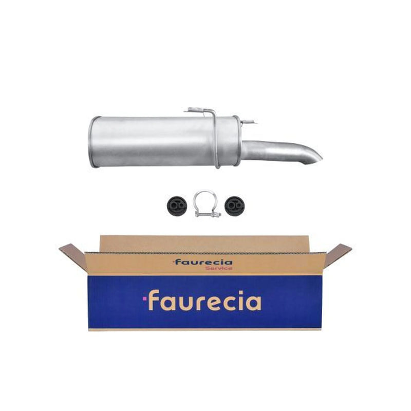 Hella End Silencer Rear fits Peugeot 406 1996-2004 1.9 2.1