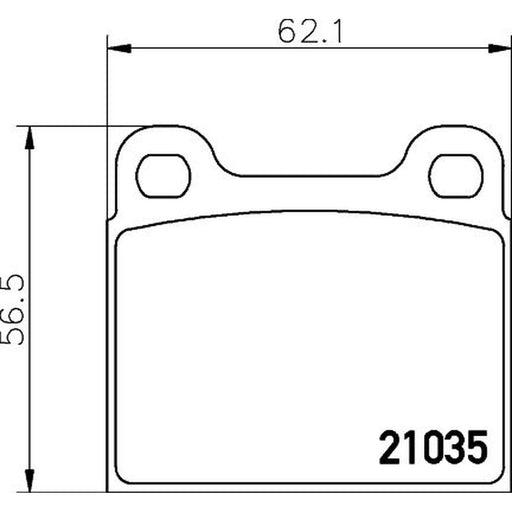 Mintex Rear Brake Pad Set MDB1068