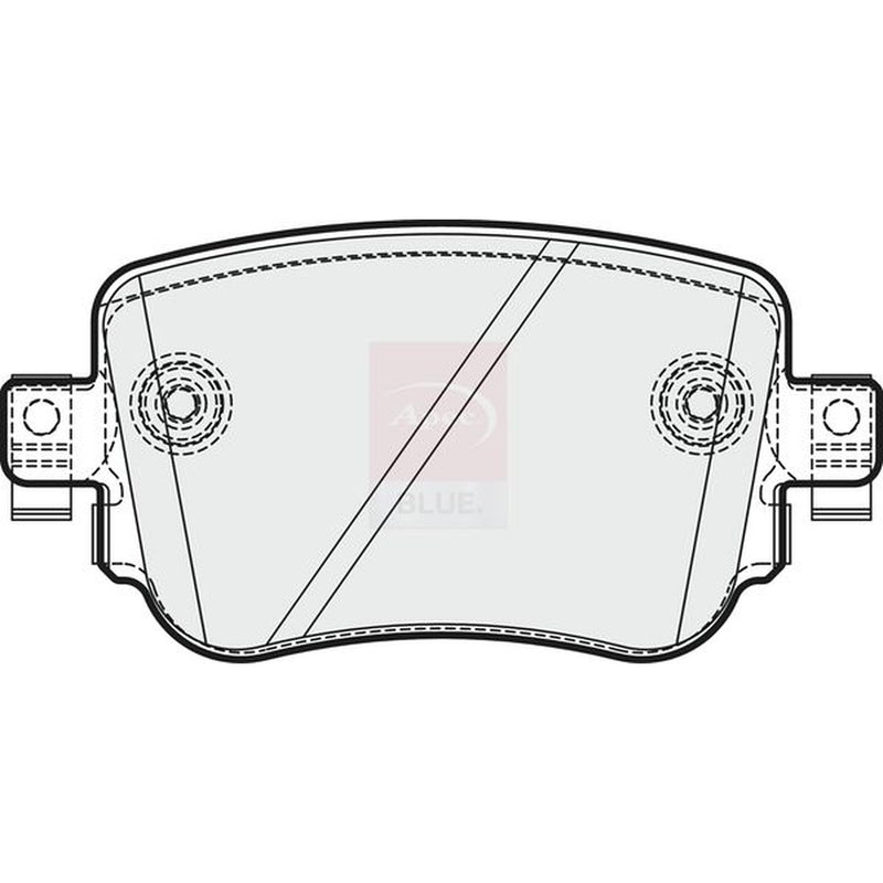 Apec Rear Brake Pad Set fits Audi A1 2014-2018