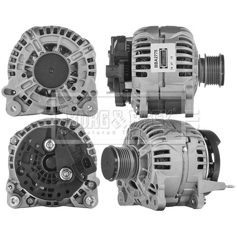 Borg & Beck Car Alternator 12V fits Chrysler Sebring 2007-2010 2.0