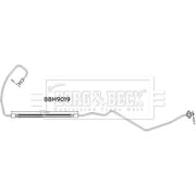 Borg & Beck Brake Hydraulic Hose Line outer BBH9019