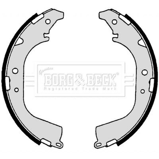 Borg & Beck Brake Shoe Set Axle Kit BBS6182