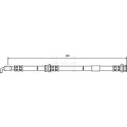Apec Brake Hydraulic Hose Line Front fits Mazda P 1998-2004 1.4 1.5 1.6 1.9 2.0