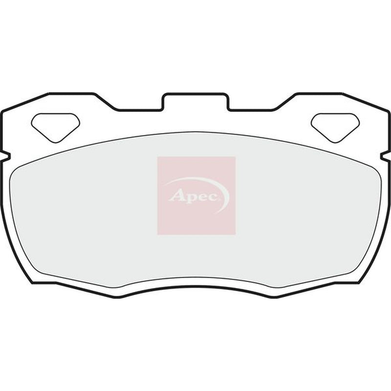 Apec Front Brake Pad Set fits Land Rover 110/127 1983-1990 2.5 3.5