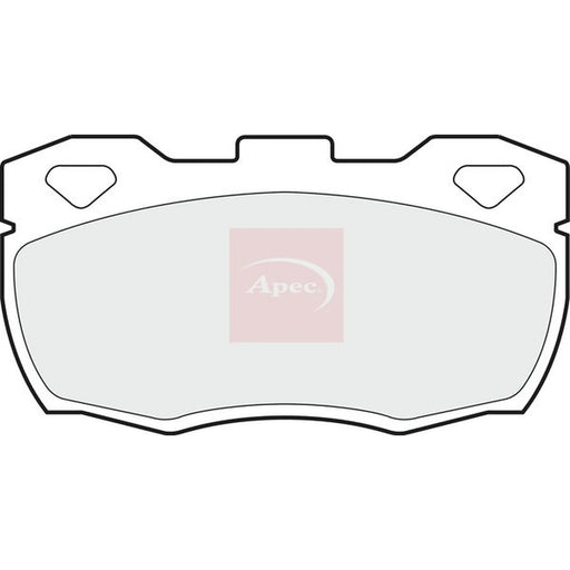 Apec Front Brake Pad Set PAD591