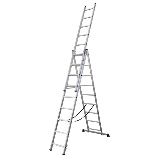 Sealey Extension Combination Ladder 3 x 9 Aluminium - BS EN 131 ACL3 Sealey - NN4 Online 