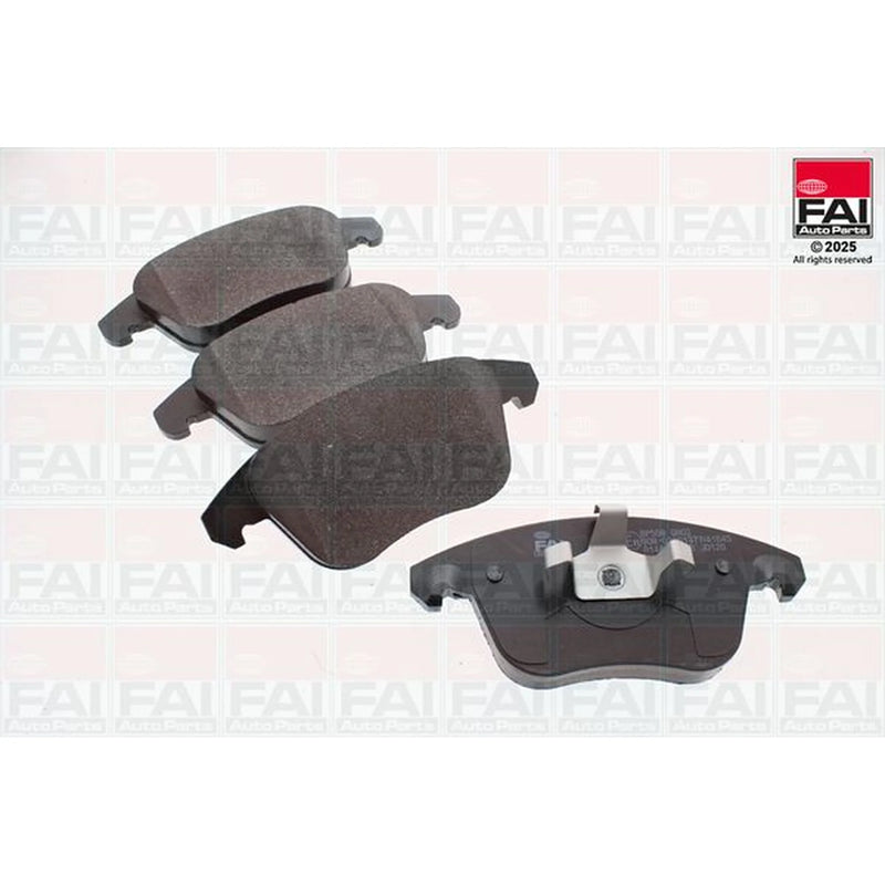 FAI Front Brake Pad Set fits Citroën C4 Grand Picasso I 2006-2013 1.6 2.0