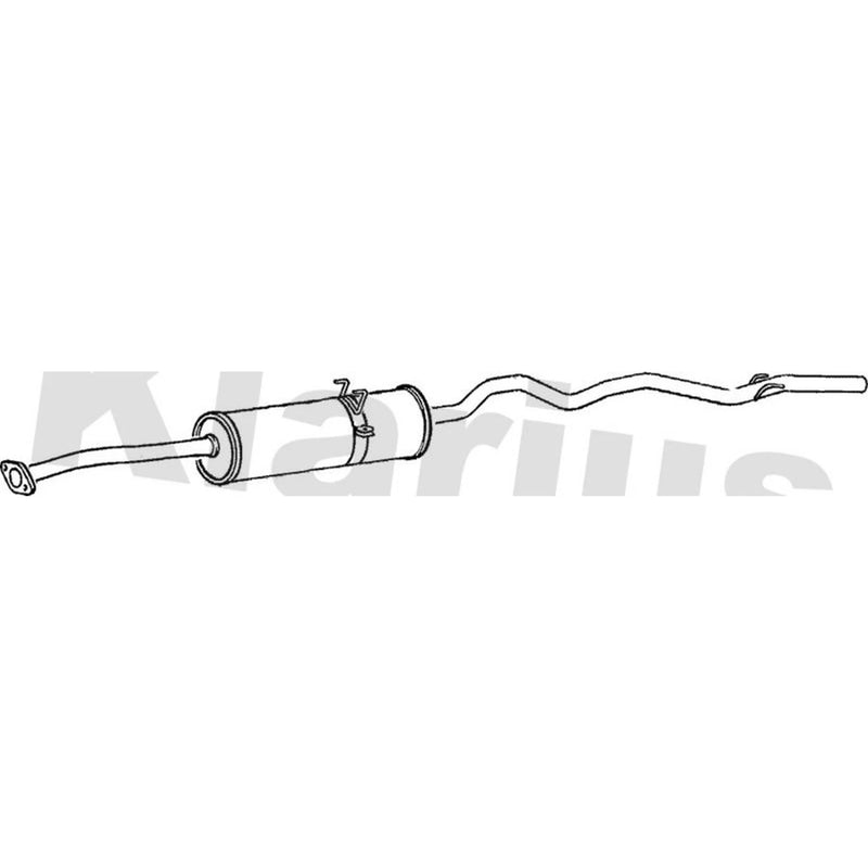 Klarius Box With Tail Pipe Rear fits Toyota Hiace IV 1989-2004 2.4