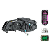 Hella Headlight Headlamp D3S (Gas Discharge Lamp) Right fits Audi A3 2003-2013