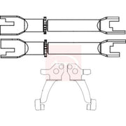 Apec Brake Slack Adjuster Teeth fits Hyundai Accent 1994-2000 1.3 1.5