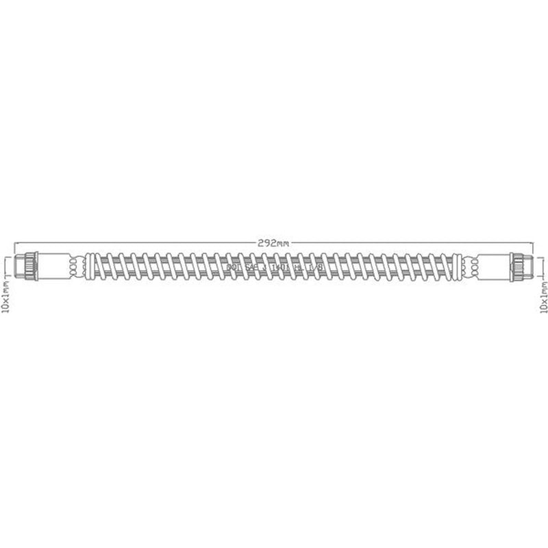 Juratek Brake Hydraulic Hose Line Right JBH1034