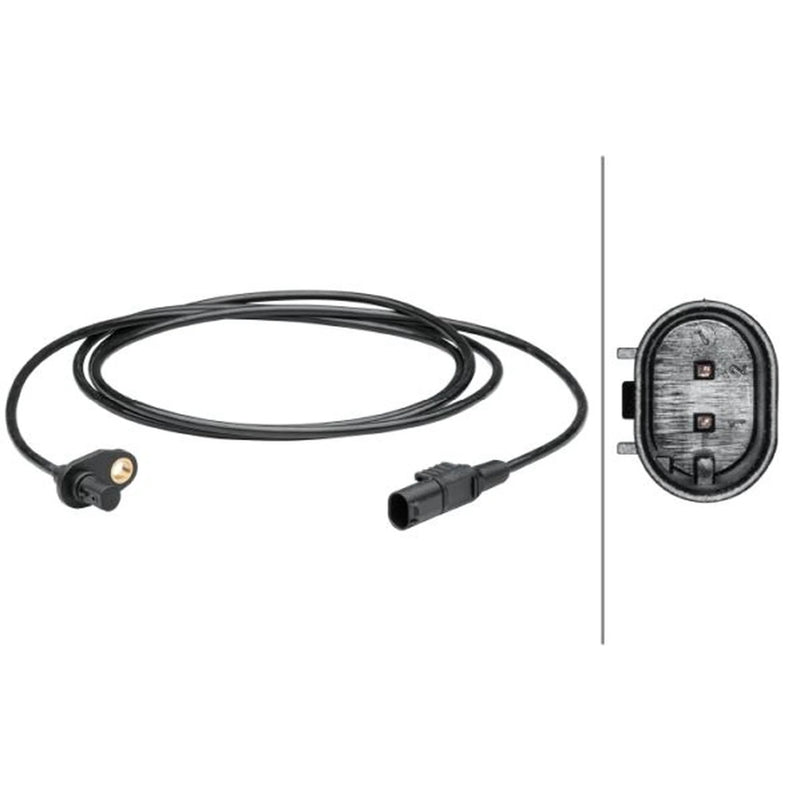 Hella ABS Wheel Speed Sensor Rear fits Mercedes-Benz Sprinter 3,5-T 2006-2018
