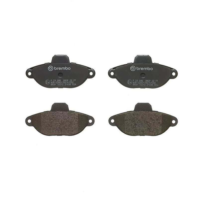 Brembo 4 x Front Brake Pad Set fits Fiat Cinquecento 1991-1999 0.7 0.9 1.1