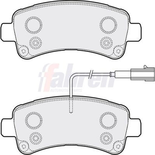 Fahren Rear Brake Pad Set FBP3754