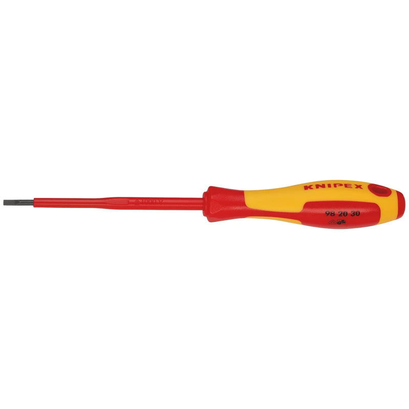 KNIPEX 98 20 30 VDE Insulated Screwdriver, 3 x 100mm - 98 20 30