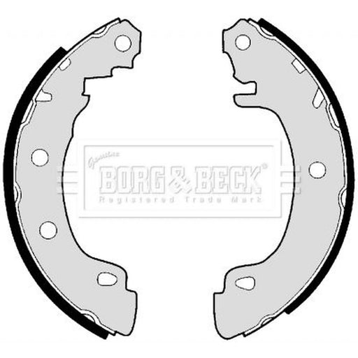 Borg & Beck Brake Shoe Set Axle Kit BBS6288