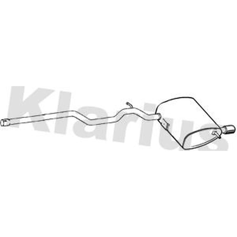 Klarius Box With Tail Pipe Rear fits Mini Mini 2014 on