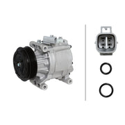 Hella Air Conditioning Compressor fits Abarth 500 / 595 / 695 2008 on 1.4