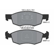 Textar Front Brake Pad Set 2384201