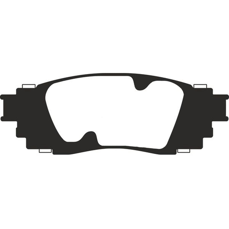Abtex Rear Brake Pad Set fits Lexus Es 2018 on