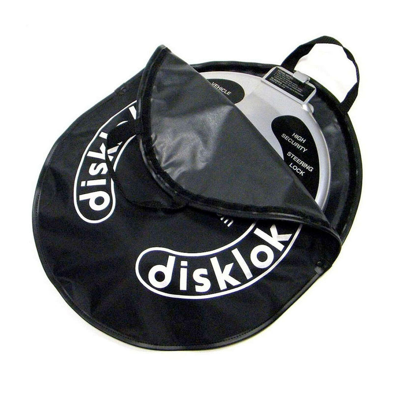 Disklok Car Steering Wheel Lock Carry Storage Case Cover Silver Disklok  - Dynamic Drive