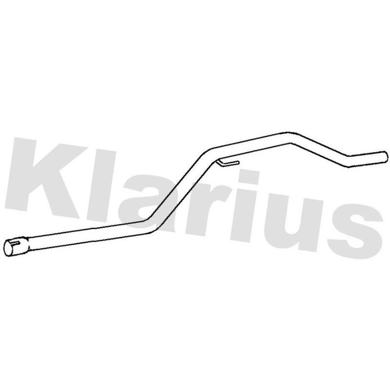 Klarius Exhaust Pipe OD fits Opel Signum 2004-2008 1.9 3.0