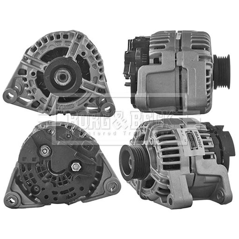 Borg & Beck Car Alternator 12V fits Fiat Sedici 2006-2014 1.6