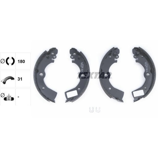 Textar Brake Shoe Set Axle Kit 91045300