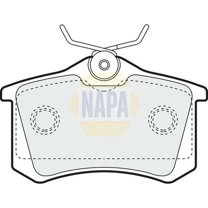 NAPA Rear Brake Pad Set NBP1100