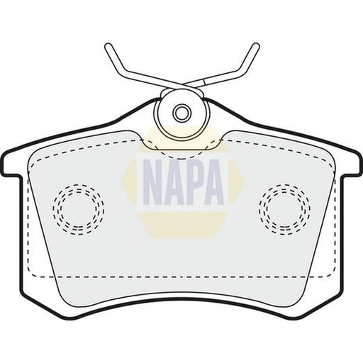 NAPA Rear Brake Pad Set NBP1100