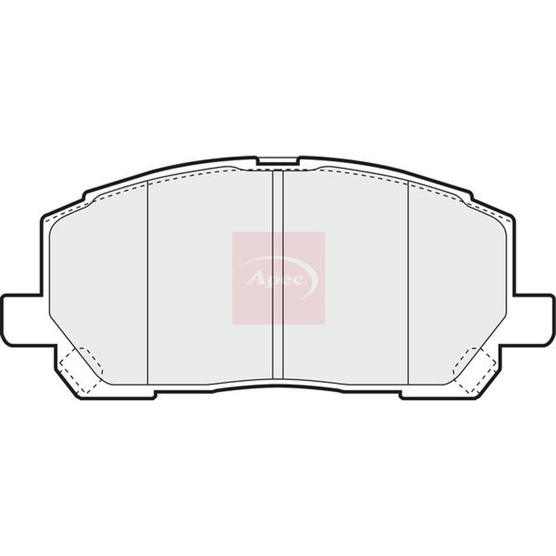 Apec Front Brake Pad Set fits Lexus Rx 2000-2003