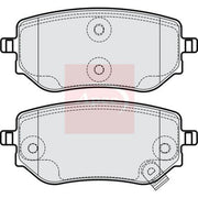 Apec Rear Brake Pad Set fits Mercedes-Benz X-Class 2017-2020