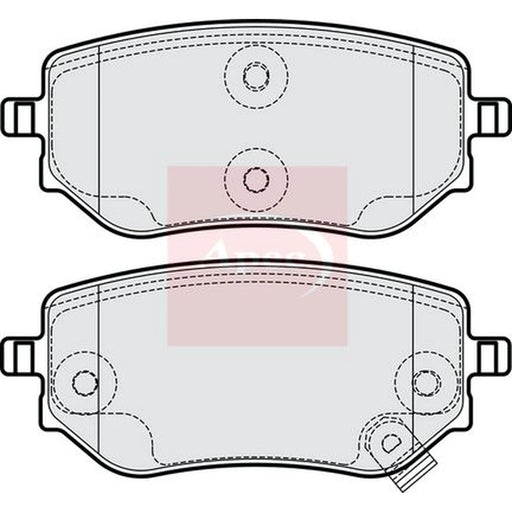 Apec Rear Brake Pad Set PAD2240