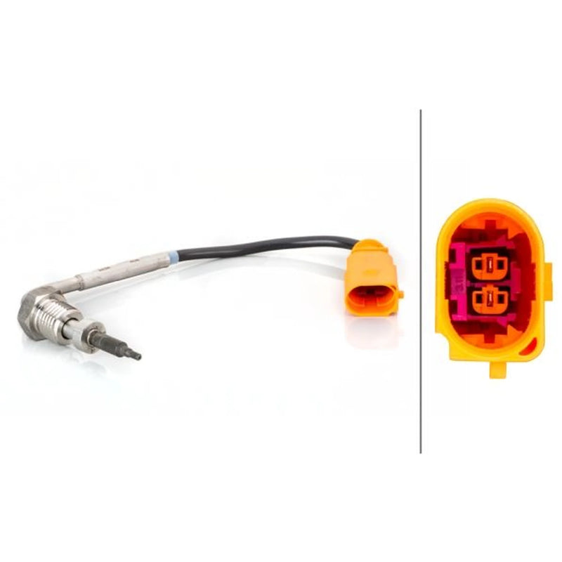 Hella Exhaust Gas Temperature Sensor after EGR cooler fits Audi A4 B8 2007-2012