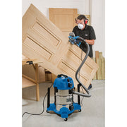 Draper 230V Wet and Dry Vacuum Cleaner with Stainless Steel Tank and Integrated Draper - Dynamic Drive