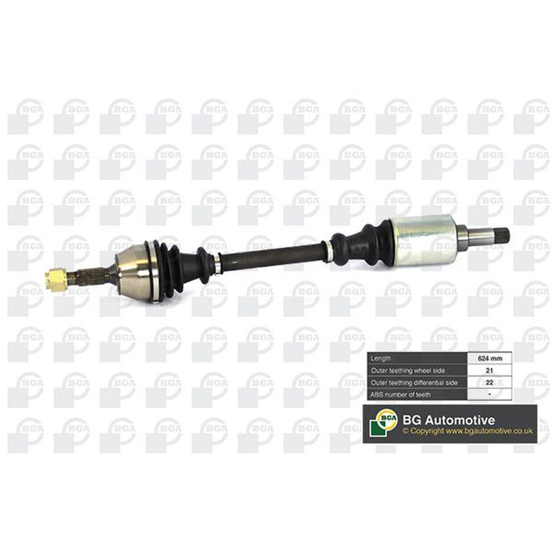 BGA CV Drive Shaft Driveshaft Front Left fits Citroën Saxo 1996-2004