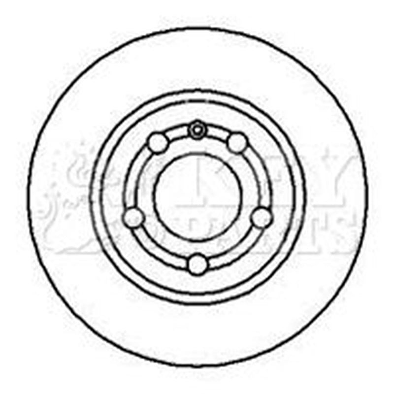 Key Parts Front & Rear Brake Discs & Pads fits VW Golf 1999-2006 1.8 1.9 2.3 2.8