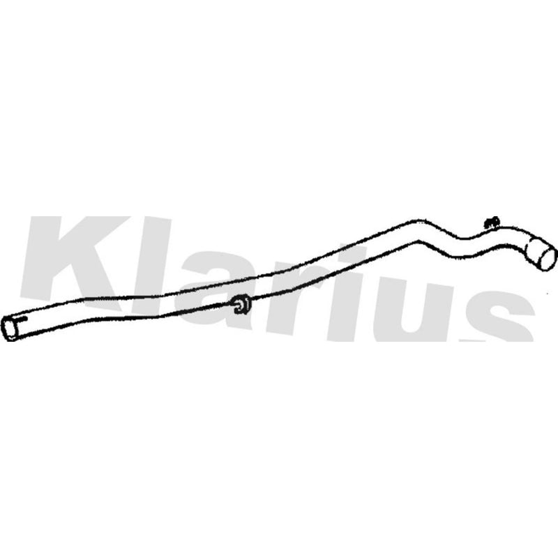Klarius Exhaust Pipe OD fits Renault Trafic 1980-1990 1.7 2.0 2.1