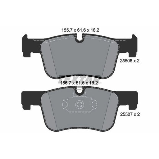 Textar Front Brake Pad Set 2550601
