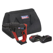 Sealey SV20 Series SDS Plus Cordless Rotary Hammer Drill Kit 20V 2Ah Sealey - Dynamic Drive