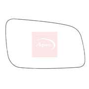 Apec Exterior Wing Mirror Glass Right fits Opel Astra G 1998-2009