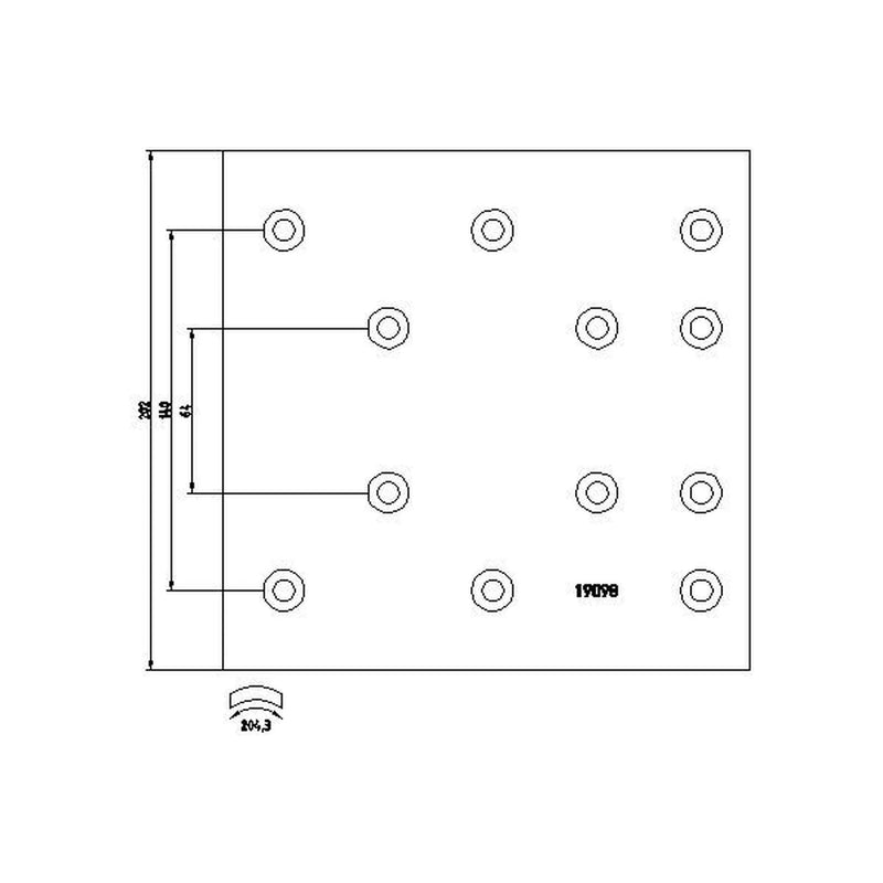 Textar Textar Cv Brake Lining Set 1909102