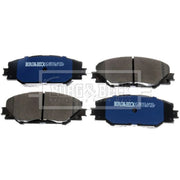Borg & Beck Front & Rear Brake Discs & Pads fits Toyota Auris 2006-2012 1.8