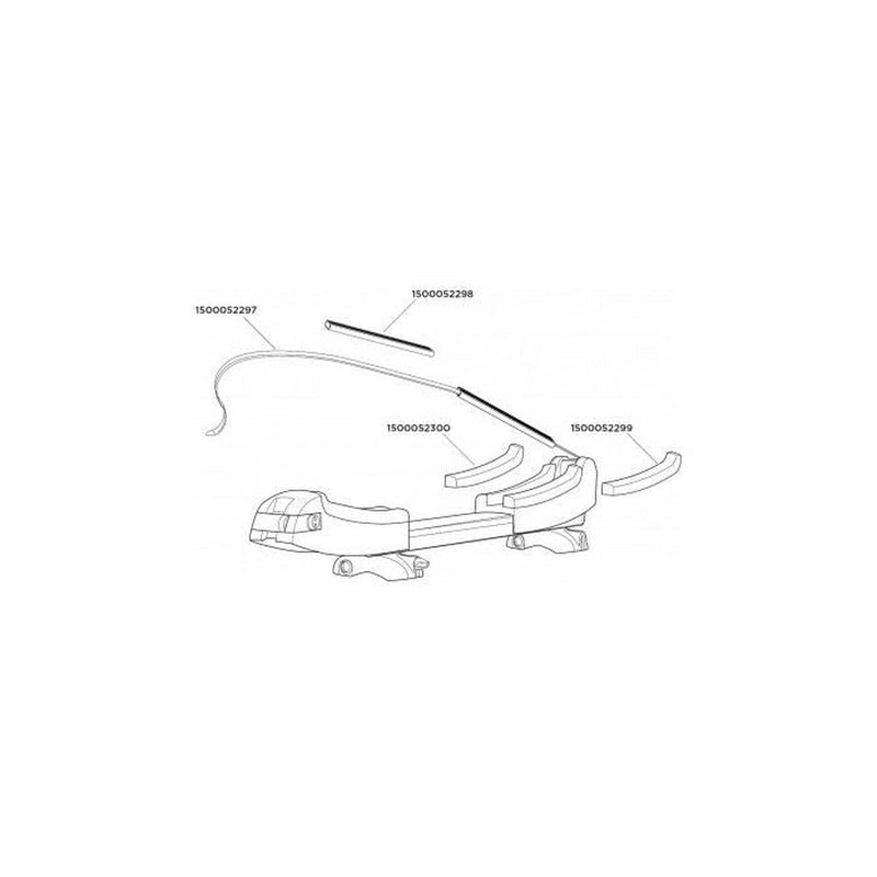 Thule Base pad right Spare / Replacement Part 1500052299 / 52299 Thule - NN4 Online