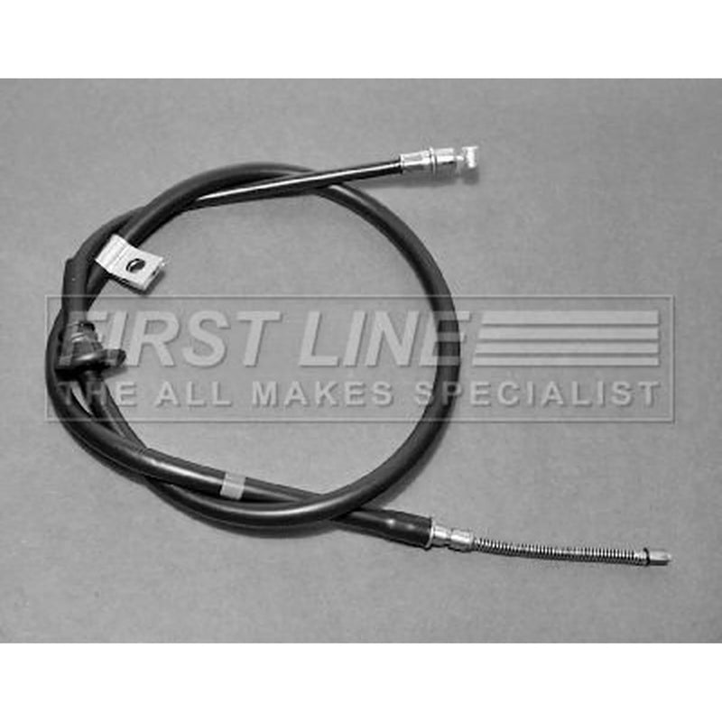 First Line Handbrake Cable Left Rear fits Hyundai Pony 1989-1995 1.3 1.5
